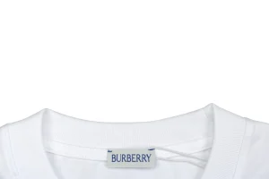BBry Multicolor Knight Brushed Embroidery Shirt White Collar