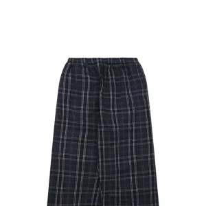 Balenciaga Blue Checkered Pants with Paris Lettering