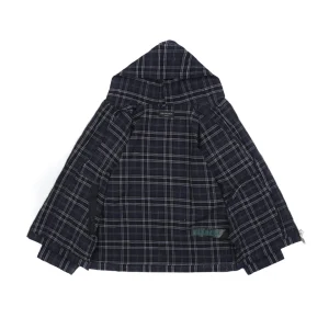 Balenciaga Checkered Hooded Patch Logo Jacket9.jpeg