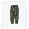 Bape × Saint Michael Collaborative Logo Tape Camo Track Pants