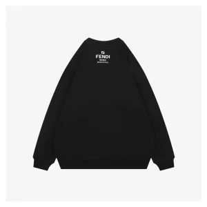 F Monster Eyes Graphic Sweatshirt Black view