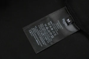 F Monster Eyes Graphic Sweatshirt Wash label