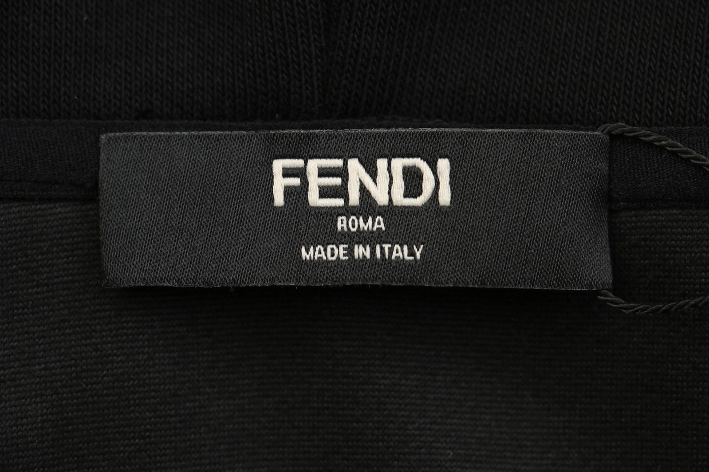 F Multicolor Monster Eyes Flocked Logo Hoodie Black Brand label