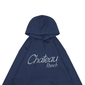 Gallery Dept Chateau Ranch Distressed Hoodie Blue