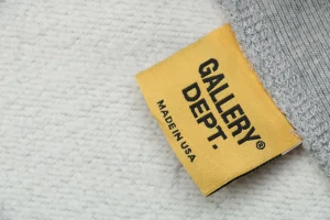 Gallery Dept Chateau Ranch Distressed Hoodie Grey Wash label