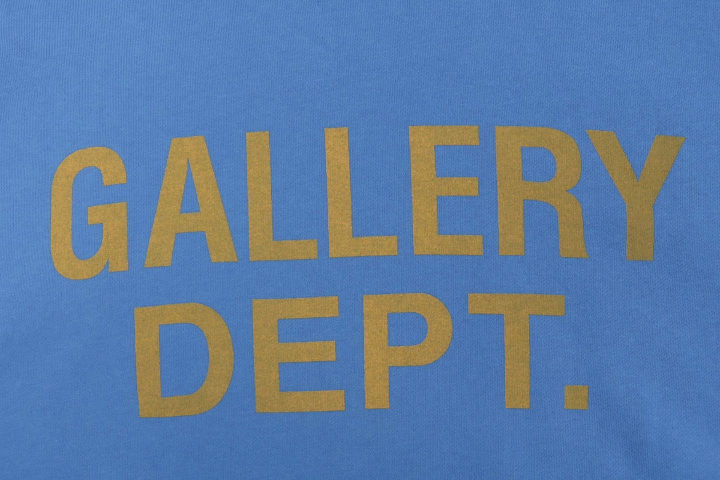 Gallery Dept Royal Blue Logo Print Hoodie Brand Print