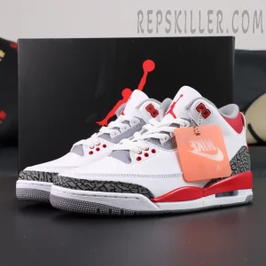 Jordan 3 Retro 'Fire Red' 20229