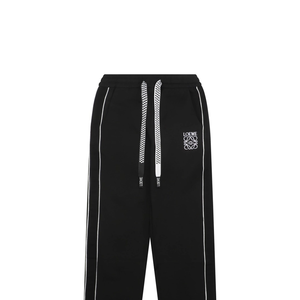 L Anagram Contrast Piping Pants