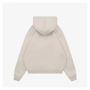 Loewe Anagram Grid Rubber Print Hoodie White Back view