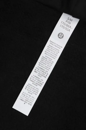Lululemon Logo Sleeve Cotton Hoodie Wash label