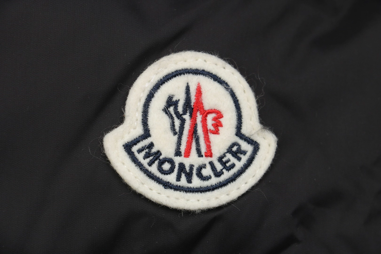 Moncler Khloe Belted Fur-Hooded Long Down Coat #MS-43 Brand label