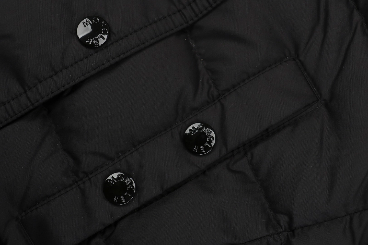 Moncler Khloe Belted Fur-Hooded Long Down Coat #MS-43 Button