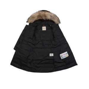 Moncler Khloe Belted Fur-Hooded Long Down Coat #MS-439.jpeg