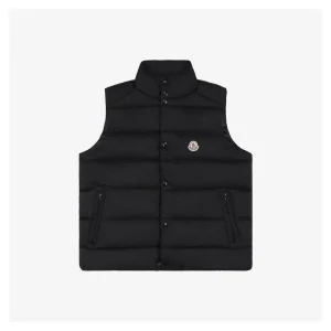 Moncler Matte Finish MK Logo Down Vest Front view
