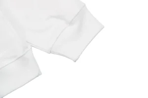 Moncler Pocket Sleeve Logo Crewneck Sweatshirt White Cuff