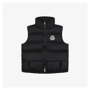 Moncler RAXXY 3D Quilted Down Vest Black Front view