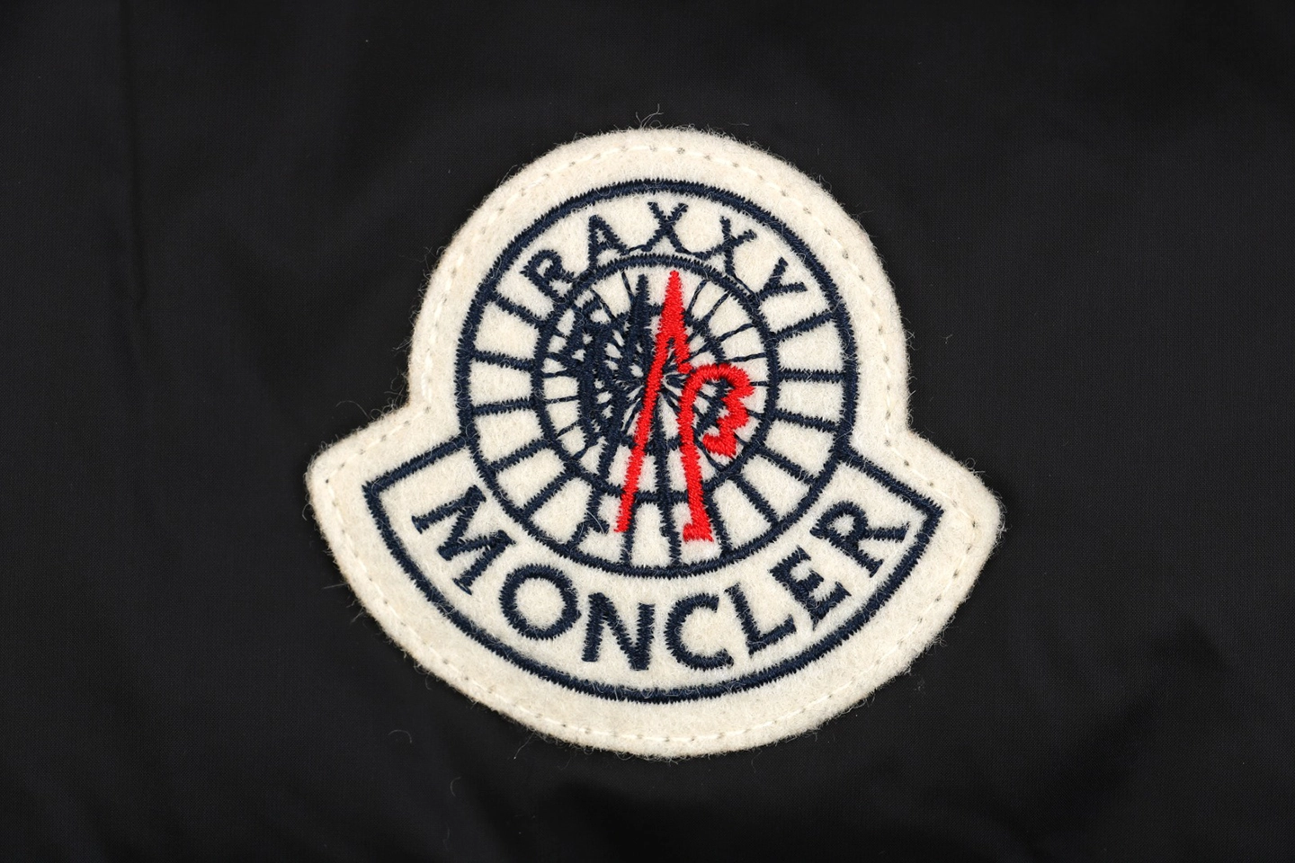 Moncler RAXXY 3D Quilted Down Vest Black Brand label