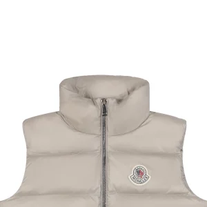 Moncler RAXXY 3D Quilted Down Vest Grey