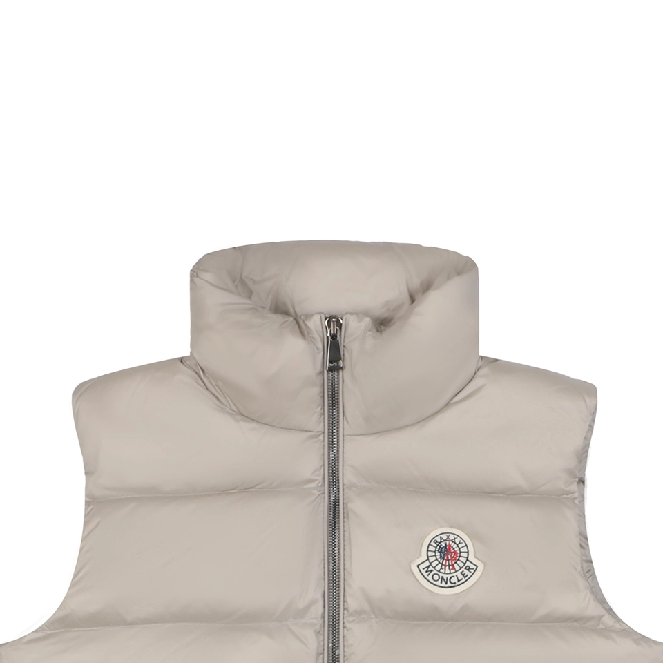 Moncler RAXXY 3D Quilted Down Vest Grey