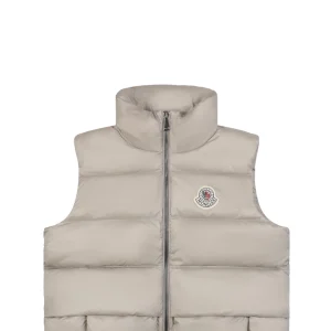 Moncler RAXXY 3D Quilted Down Vest Grey