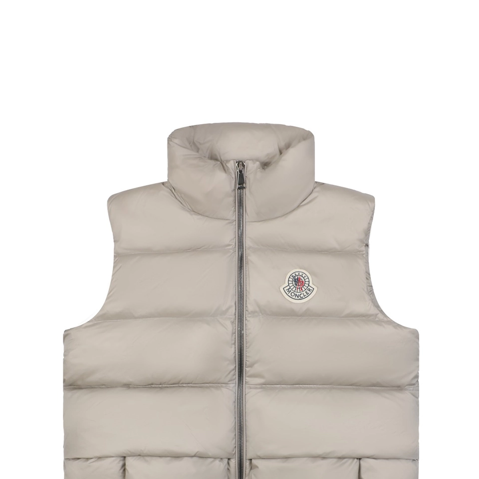 Moncler RAXXY 3D Quilted Down Vest Grey