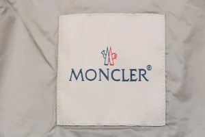 Moncler RAXXY 3D Quilted Down Vest Grey Brand label
