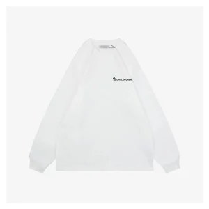 Mxxcler Rooster Logo Rubber-Print Shirt White Front View