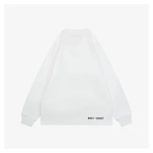 Mxxcler Rooster Logo Rubber-Print Shirt White Back view