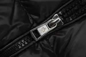 Moncler Webbing Hooded Down Vest – FRGMT by Hiroshi Fujiwara Black Zipper Puller
