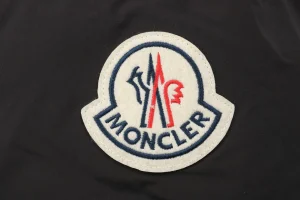 Mxxcler Bosona Logo Long Down Jacket Brand label