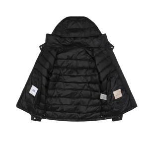 Mxxcler Dalles Hooded Down Jacket #MS-855 Black lining