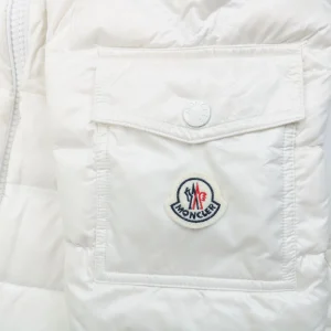 Mxxcler Dalles Hooded Down Jacket #MS-855 White Pocket