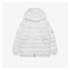 Mxxcler Dalles Hooded Down Jacket #MS-855 (White/Black)