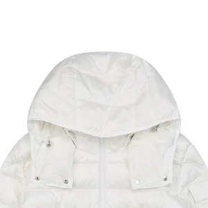 Mxxcler Dalles Hooded Down Jacket #MS-855 White