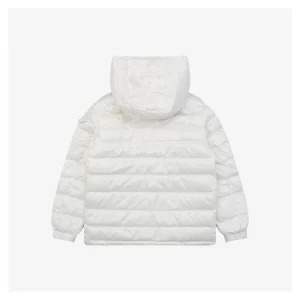 Mxxcler Dalles Hooded Down Jacket #MS-855 White Back view