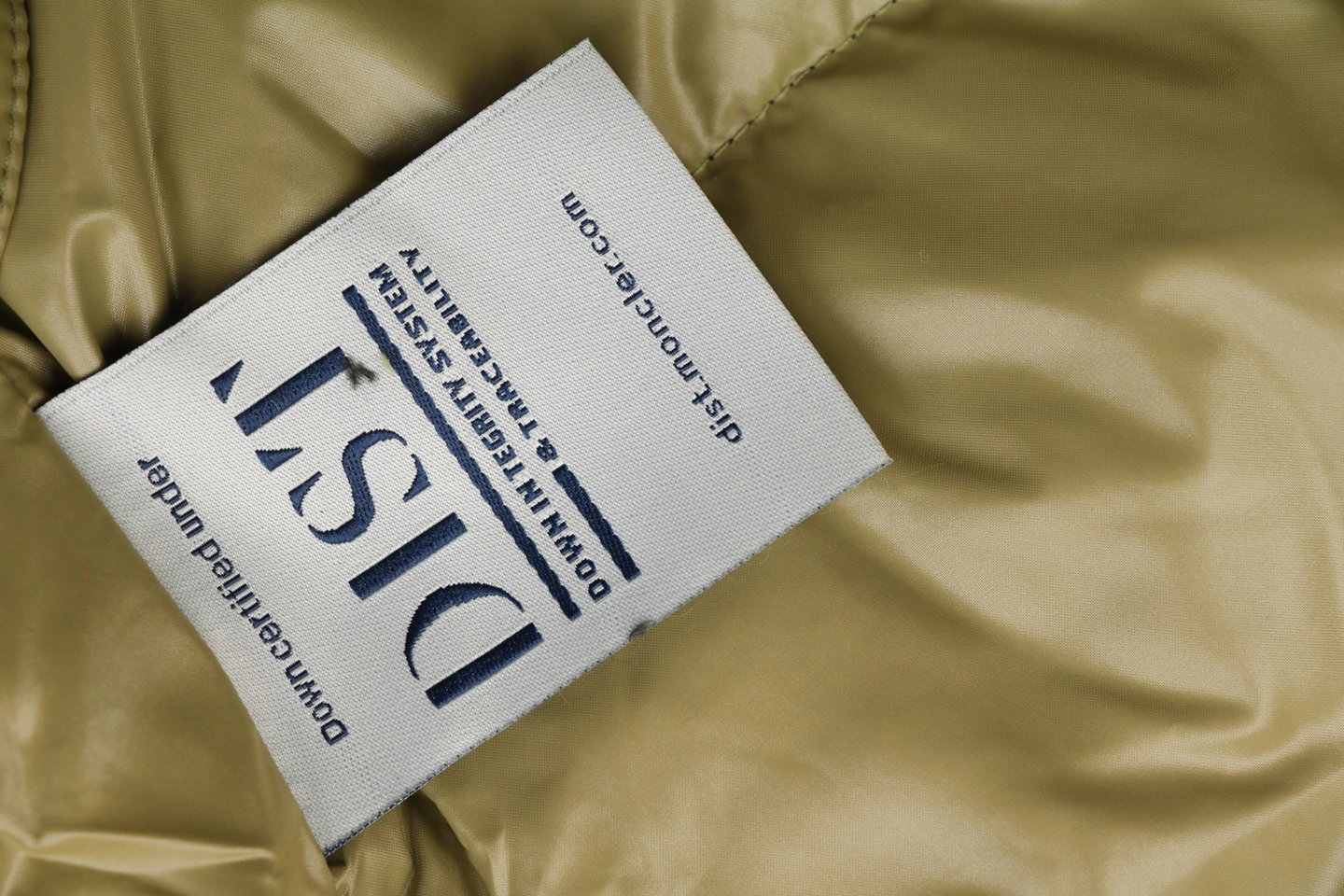 Mxxcler Dervox Down Jacket #MS-115 Wash label