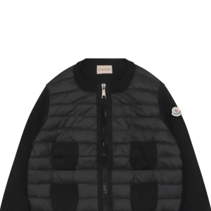 Mxxcler Four-Pocket Hybrid Down Cardigan #MS-L17 Black