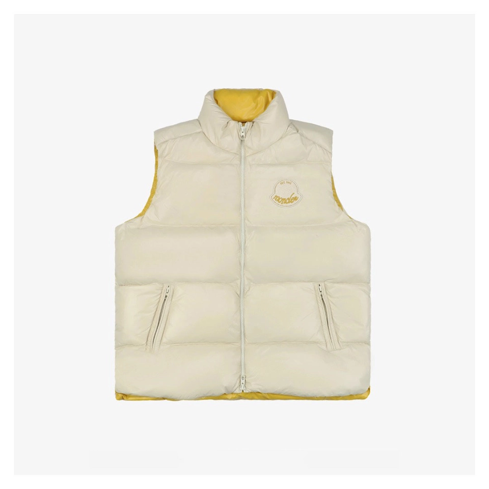 Mxxcler Lipsi Down Vest Beige Front view