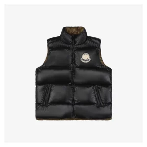 Mxxcler Lipsi Down Vest Black Front view