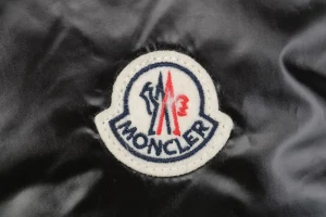 Mxxcler Luzule Hooded Down Vest Black Brand label