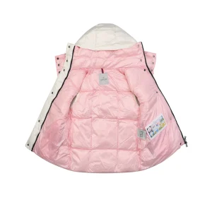 Mxxcler Luzule Hooded Down Vest White lining