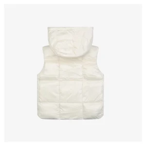 Mxxcler Luzule Hooded Down Vest White Back view