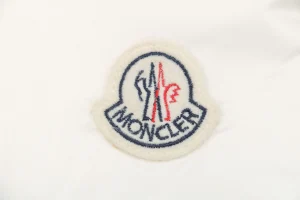 Mxxcler Luzule Hooded Down Vest White Brand label