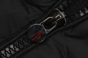 Mxxcler Maya Fur-Trim Hooded Down Jacket #MS-188 Zipper puller