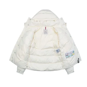 Mxxcler Maya Matte Hooded Down Jacket – Off-White #508 Lining