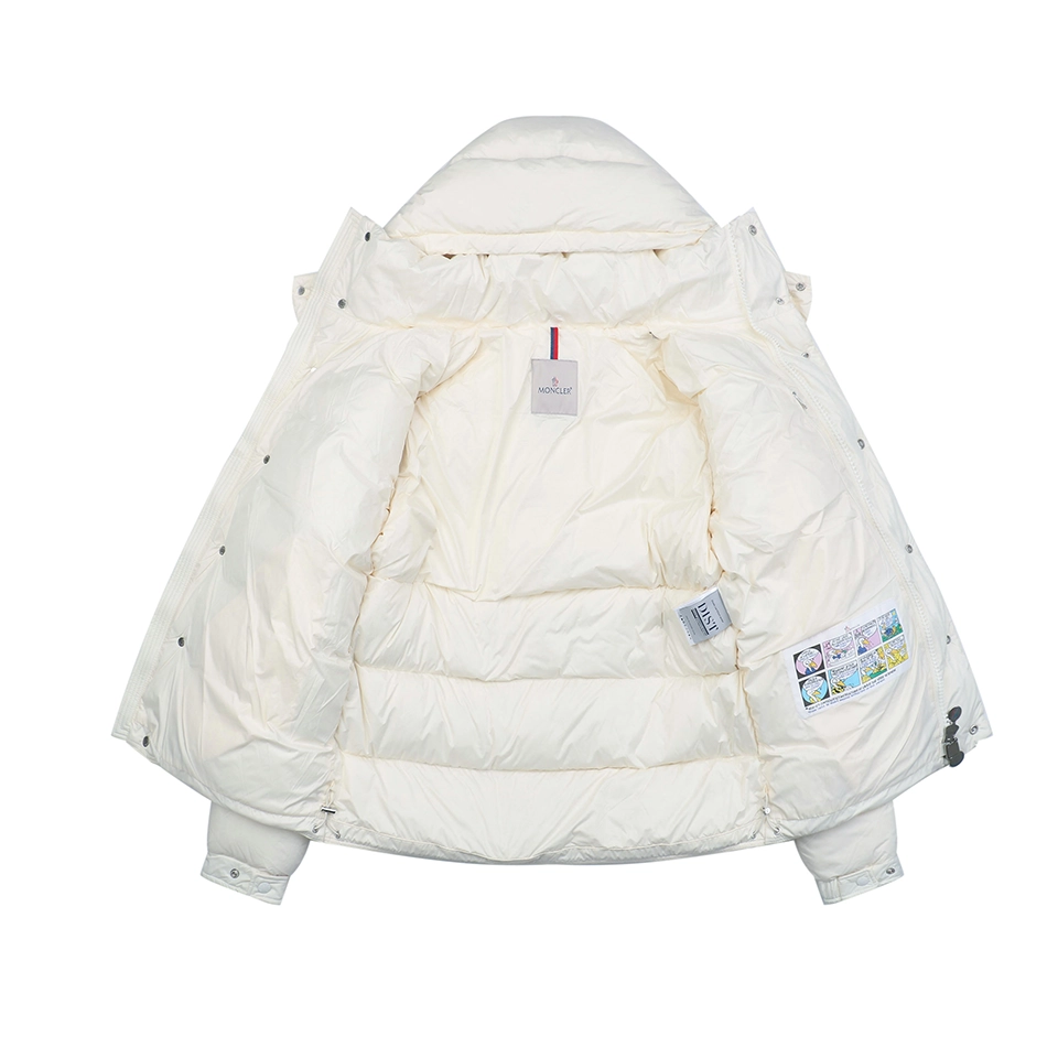 Mxxcler Maya Matte Hooded Down Jacket – Off-White #508 Lining