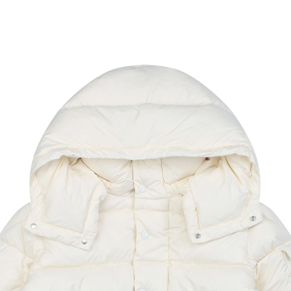 Mxxcler Maya Matte Hooded Down Jacket – Off-White #508
