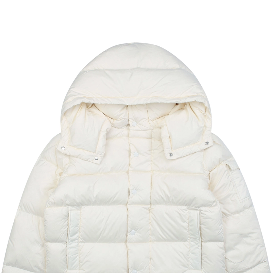 Mxxcler Maya Matte Hooded Down Jacket – Off-White #508