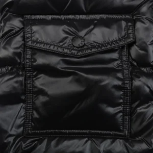 Mxxcler Pario Hooded Down Vest MS-633 Black Pocket