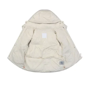 Mxxcler Pario Hooded Down Vest MS-633 White Lining